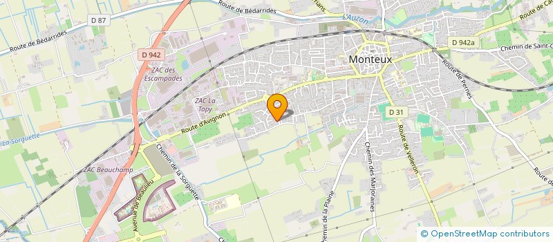 localisation de l'entreprise MADAME MARION ANDOLFI à MONTEUX