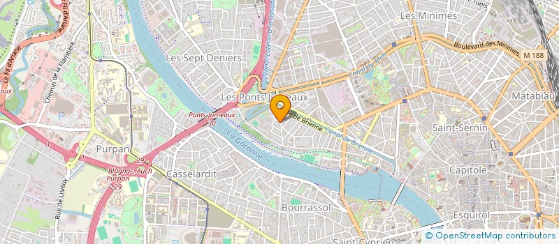 localisation de l'entreprise MADAME MARION ANDRE à TOULOUSE