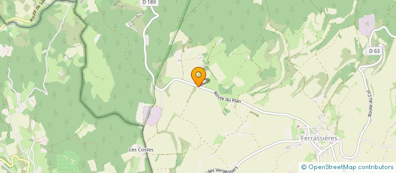 localisation de l'entreprise MADAME MARION ANDREIS  FERRASSIERES