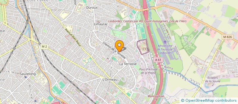localisation de l'entreprise MADAME MARION ANDRIEU à TOULOUSE