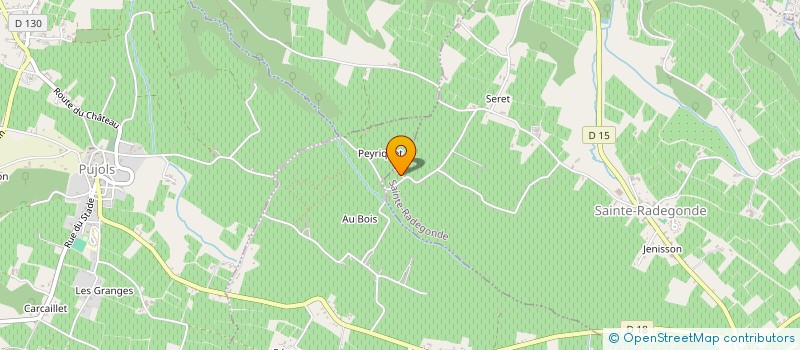 localisation de l'entreprise MADAME MARION ANNIE JOSETTE ETCHART  SAINTE-RADEGONDE