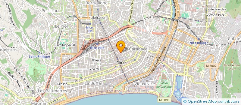localisation de l'entreprise MADAME MARION ANTONIETTI à NICE