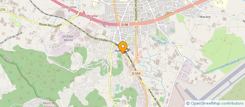 localisation de l'entreprise MADAME MARION ARDISSONE  HYERES