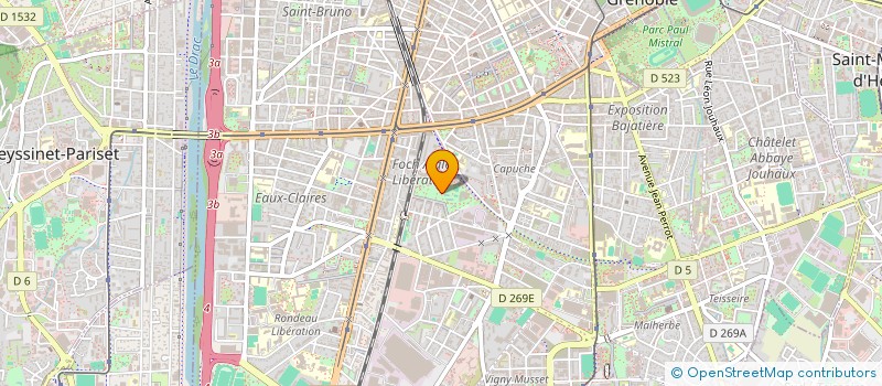 localisation de l'entreprise MADAME MARION ARIBERT  GRENOBLE