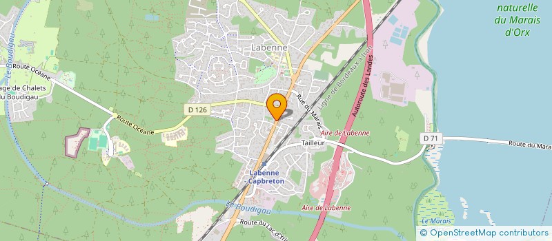 localisation de l'entreprise MADAME MARION ARINO  LABENNE