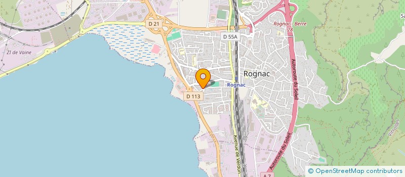 localisation de l'entreprise MADAME MARION ARNAUD  ROGNAC