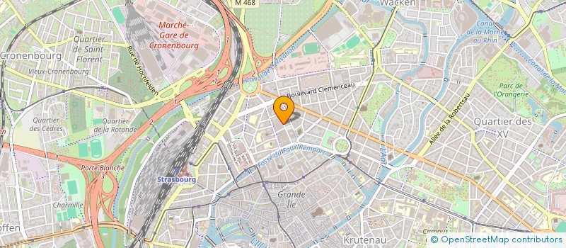 localisation de l'entreprise MADAME MARION ARNOLD à STRASBOURG