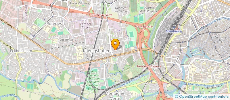 localisation de l'entreprise MADAME MARION ARNOULD à STRASBOURG