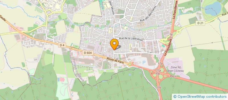 localisation de l'entreprise MADAME MARION ATLAN à PONTAULT-COMBAULT