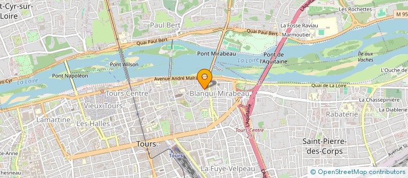 localisation de l'entreprise MADAME MARION AUBE THERESE RICART  MONTBAZON