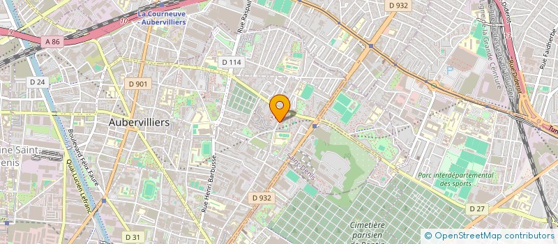 localisation de l'entreprise MADAME MARION AUBURTIN à AUBERVILLIERS