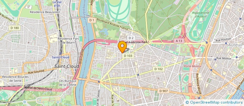 localisation de l'entreprise MADAME MARION AUDELAN à BOULOGNE-BILLANCOURT