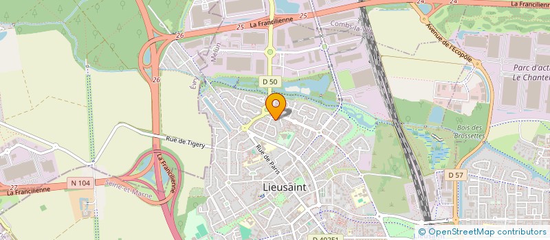 localisation de l'entreprise MADAME MARION AUDET  SAINTE-FOY-LES-LYON