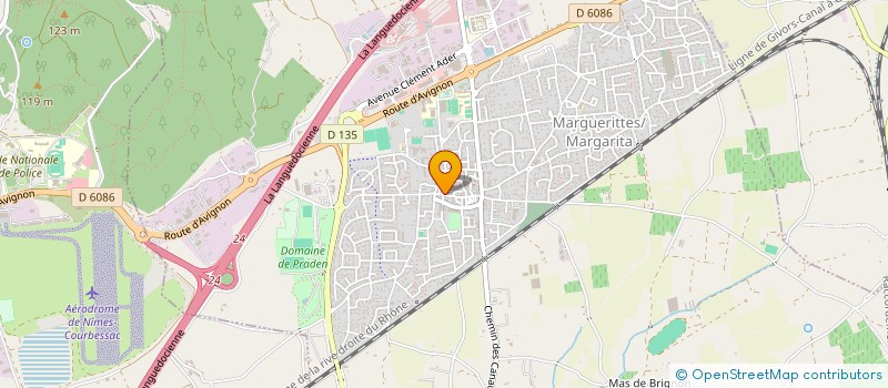 localisation de l'entreprise MADAME MARION AUFFRET  MARGUERITTES