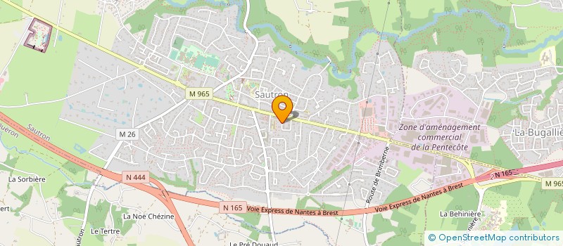 localisation de l'entreprise MADAME MARION AUGER  SAUTRON