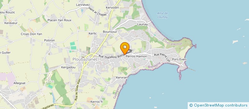 localisation de l'entreprise MADAME MARION AUGER  PAIMPOL