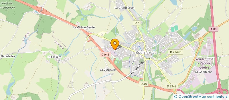 localisation de l'entreprise MADAME MARION AUGER  BOURNEZEAU