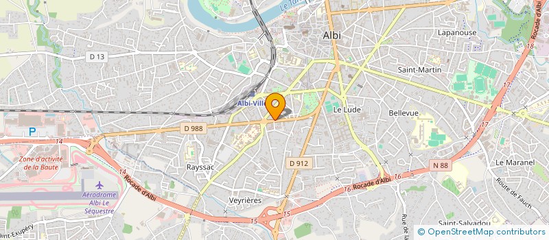 localisation de l'entreprise MADAME MARION AURIOL à ALBI