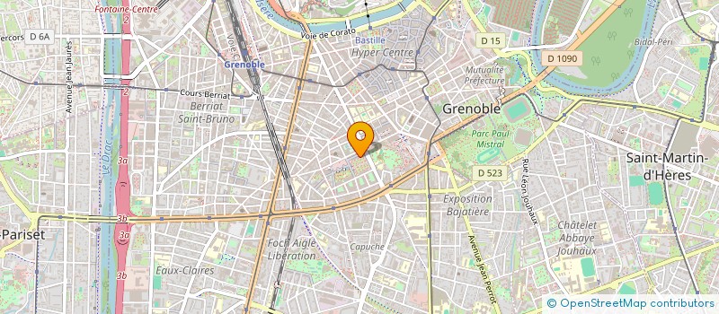 localisation de l'entreprise MADAME MARION AUZERAL  GRENOBLE