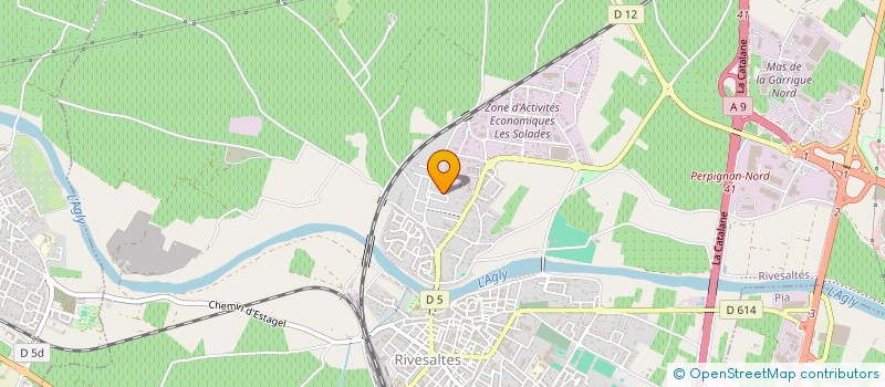 localisation de l'entreprise MADAME MARION AZIBERT  RIVESALTES