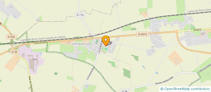 localisation de l'entreprise MADAME MARION AZZELINO  VALLIQUERVILLE