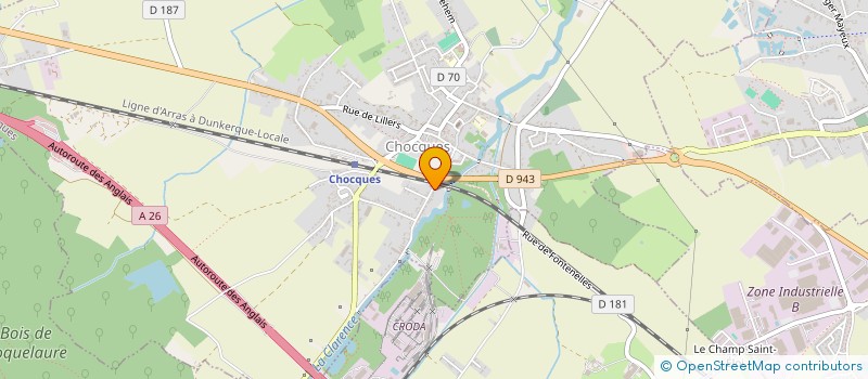 localisation de l'entreprise MADAME MARION BAILLEUX  CHOCQUES