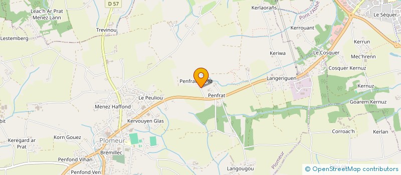 localisation de l'entreprise MADAME MARION BAILLY  ERGUE GABERIC