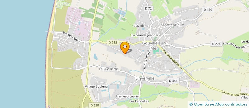 localisation de l'entreprise MADAME MARION BAISNEE  GOUVILLE-SUR-MER