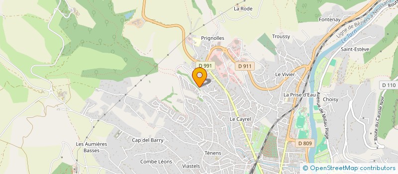 localisation de l'entreprise MADAME MARION BALSAN à MILLAU