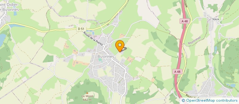 localisation de l'entreprise MADAME MARION BARANGER  BIZONNES