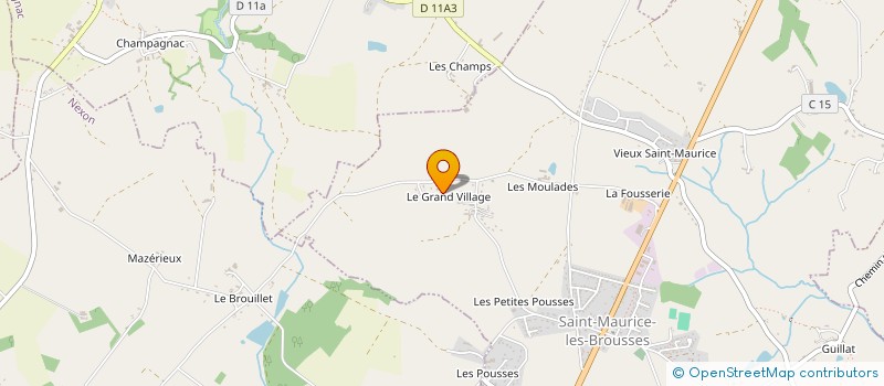 localisation de l'entreprise MADAME MARION BARIL à SAINT-MAURICE-LES-BROUSSES
