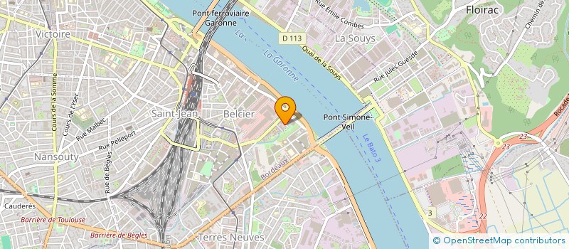 localisation de l'entreprise MADAME MARION BARRAULT  BORDEAUX