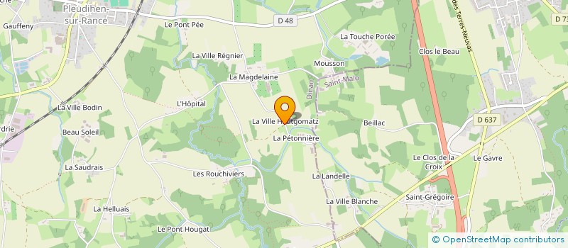 localisation de l'entreprise MADAME MARION BARRIER à PLEUDIHEN-SUR-RANCE