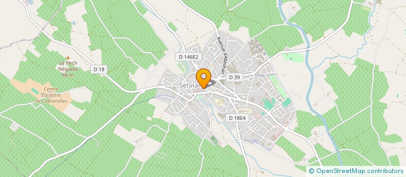 localisation de l'entreprise MADAME MARION BARRIONUEVO à LIEURAN-LES-BEZIERS