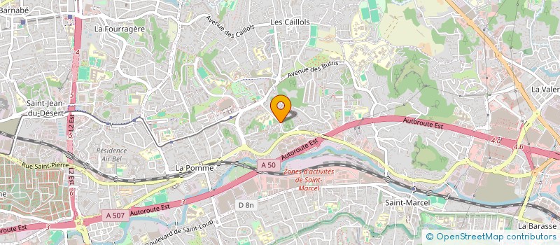 localisation de l'entreprise MADAME MARION BARRY  MARSEILLE