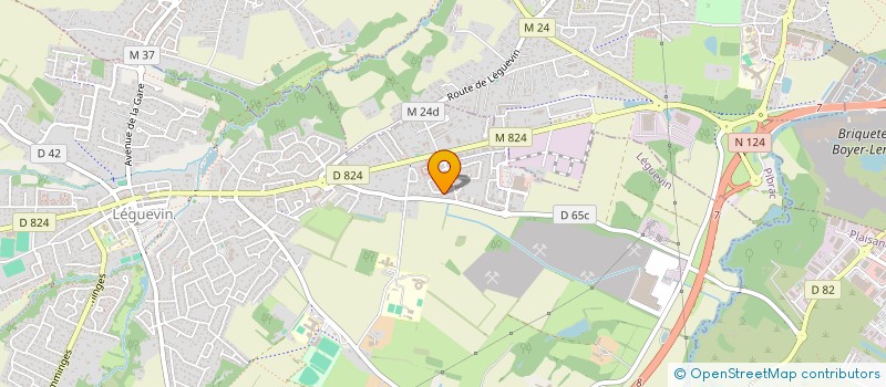 localisation de l'entreprise MADAME MARION BASS à LEGUEVIN