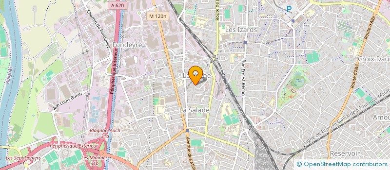 localisation de l'entreprise MADAME MARION BASTAT à TOULOUSE