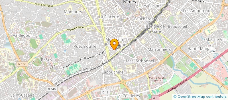 localisation de l'entreprise MADAME MARION BATTENTIER  NIMES