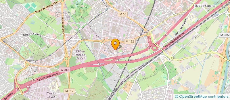 localisation de l'entreprise MADAME MARION BAUMELOU à MONTPELLIER