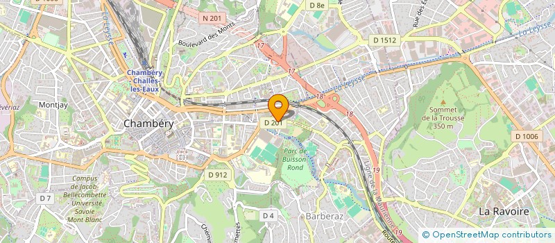 localisation de l'entreprise MADAME MARION BAUVENT  CHAMBERY