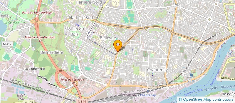 localisation de l'entreprise MADAME MARION BAZILE à NANTES