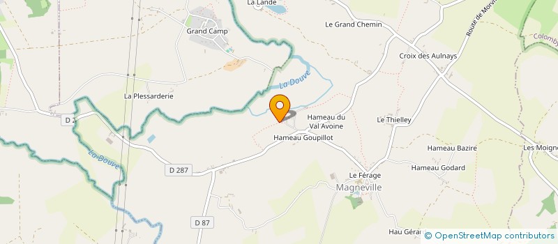 localisation de l'entreprise MADAME MARION BELAMY  FIERVILLE-LES-MINES