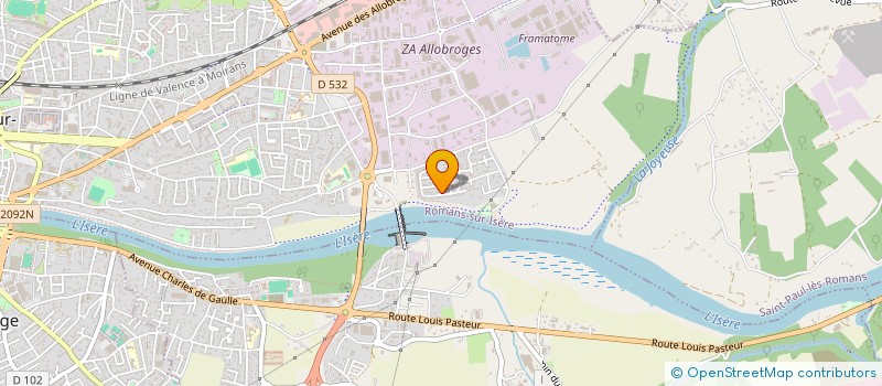 localisation de l'entreprise MADAME MARION BELLE  BOURG-DE-PEAGE