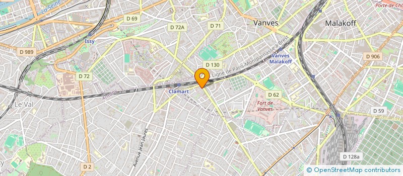 localisation de l'entreprise MADAME MARION BENAOUDA  MALAKOFF