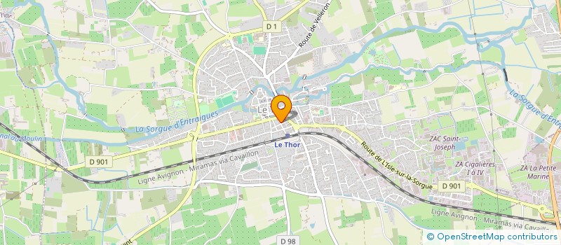 localisation de l'entreprise MADAME MARION BENOIT  LE THOR