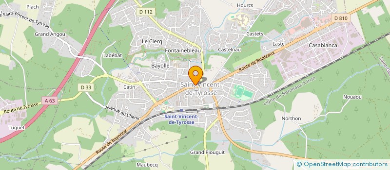 localisation de l'entreprise MADAME MARION BENOIT à SAINT-VINCENT-DE-TYROSSE
