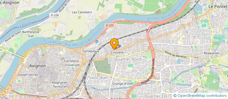 localisation de l'entreprise MADAME MARION BENOLIEL  AVIGNON