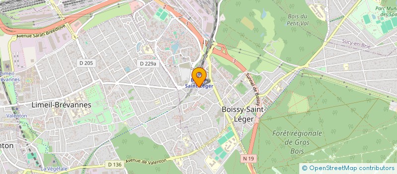 localisation de l'entreprise MADAME MARION BENOLIEL à BOISSY-SAINT-LEGER