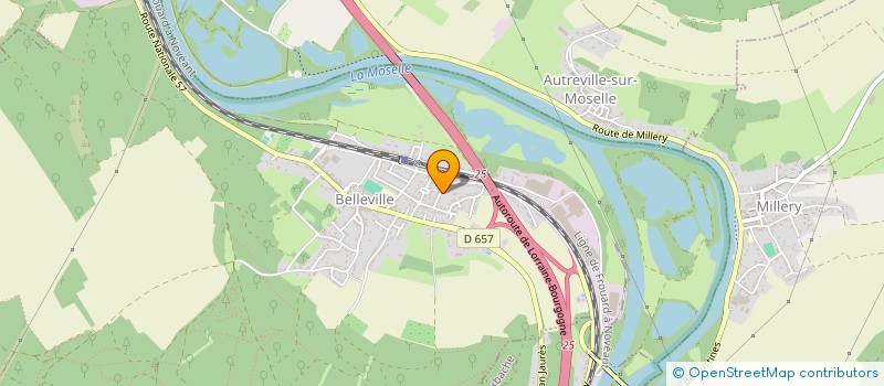 localisation de l'entreprise MADAME MARION BENTZ  BELLEVILLE