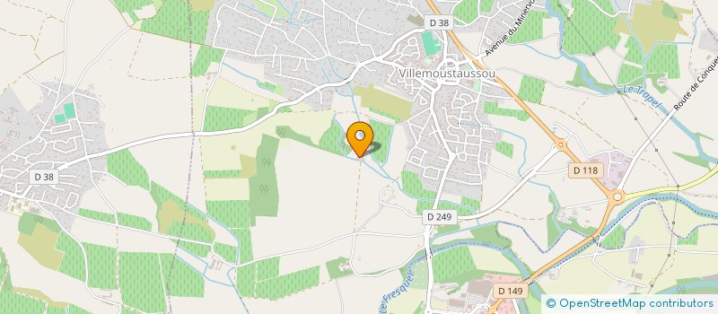 localisation de l'entreprise MADAME MARION BENZAL  VILLEMOUSTAUSSOU